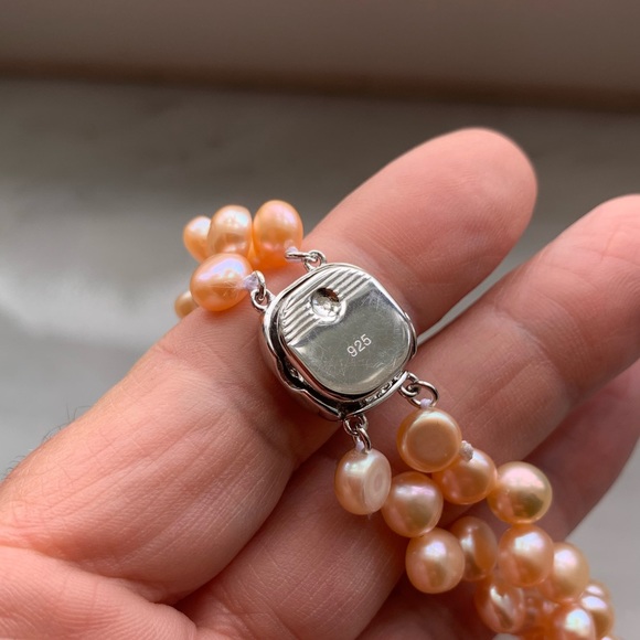 NEW🌺Pink Freshwater Twisted Pearl Bracelet - Picture 8 of 8